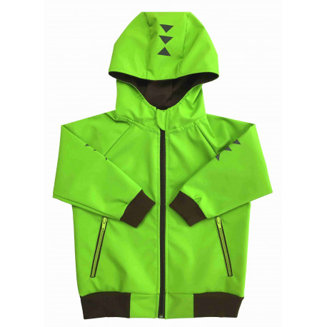 Letní softshell bunda zelená - kód 5155